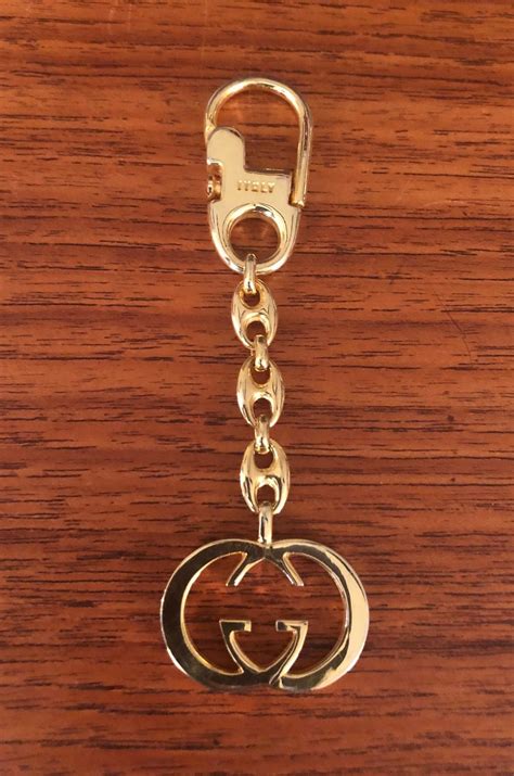 gucci double keychain vintage|gucci keychain wallet dupe.